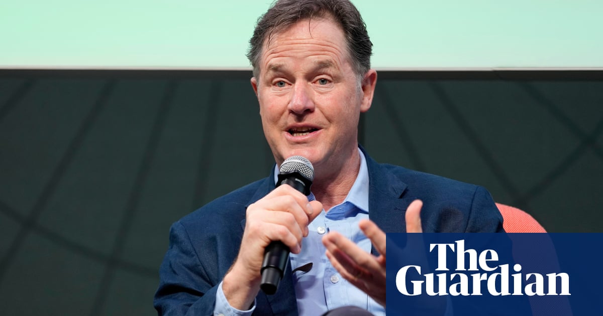 Meta’s Nick Clegg performs down AI’s menace to worldwide democracy | Synthetic intelligence (AI)
