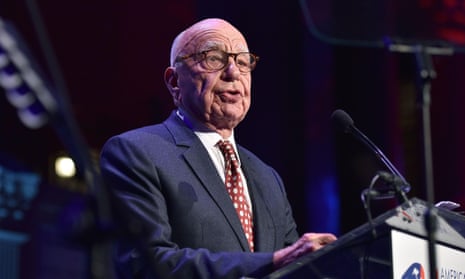 Rupert Murdoch speaks at the American Australian Association's 70th Anniversary Benefit Dinner.