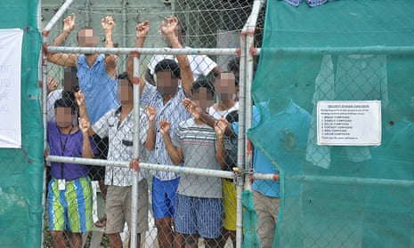 Asylum seekers on Manus Island in 2014