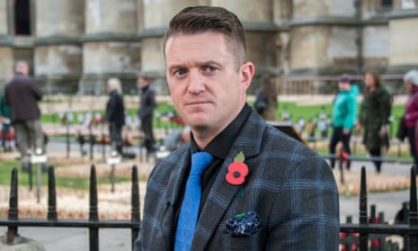 Tommy Robinson was convicted of contempt of court but was released from prison in August. 