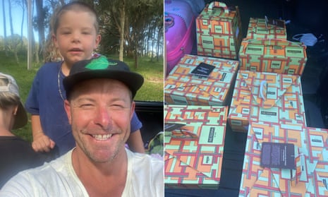 Four-year-old Christian used his father, Kris King’s phone to order more than $1,000 of Messina on UberEats.