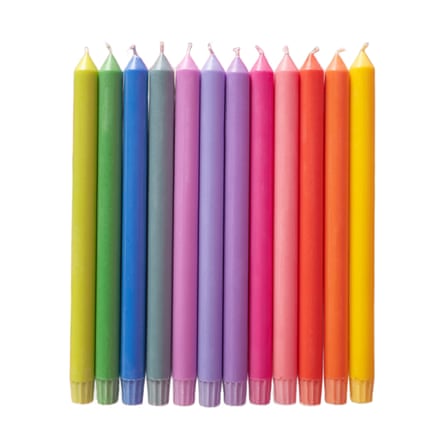 Ian Snow ‘Dawn ‘til Dusk’ Set of Twelve Dinner Candles