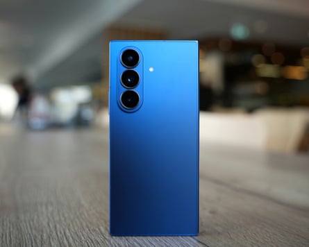 The back of the Samsung Galaxy Z Fold 7.