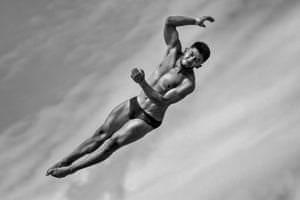 Bernardo Del Cristo Hernandez: Sierra, Colombia, 1st Place, Latin America National AwardsA diver jumps from a 10 metre platform during a national diving competition in Medellin, Colombia. August 2021.