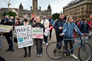 The demonstration in Glasgow was echoed in Stirling, Ullapool and a rally outside the Scottish parliament