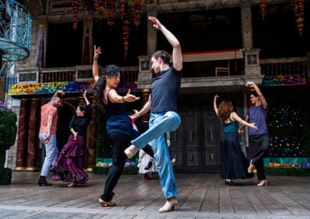 ‘Posture, power and presence’ … Love’s Labour’s Lost rehearsals.