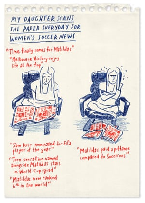 Melbourne soccer cartoon