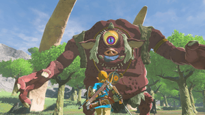 Monster mash … a screenshot from The Legend of Zelda: Breath of the Wild.
