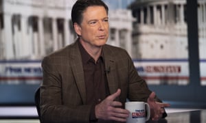 James Comey talks with Fox News Sunday anchor Chris Wallace.