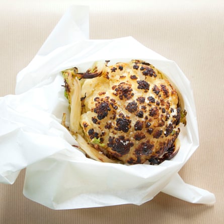 ‘Decadence robs it of any health value’:” Miznon’s baby whole roast cauliflower.