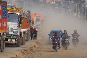 The expansion of Kathmandu’s ring road has left commuters choking on dust and caught in hour-long traffic jams. Groups opposed to the road expansion also claim it is threatening the city’s cultural heritage. ‘[Road expansion] is displacing the indigenous Newar people from their own land. Lots of heritage sites will be affected … Kathmandu needs to be preserved,’ says Suraj Maharjan of the Save Nepa Valley campaign