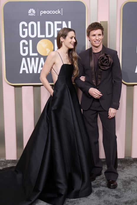 Golden Globes 2023: Winners, Losers, Controversies - Live! | Golden Globes 2023 16 Hannah Bagshawe and Eddie Redmayne