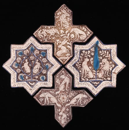 star and cross tiles (1266–67, Iran).
