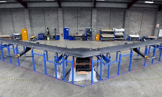Facebook drone AquilaAquila, a drone with a 130-ft (40-m) wingspan built by social media company Facebook, is shown in this publicity photo released to Reuters on July 30, 2015.