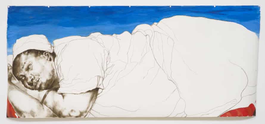 Claudette Johnson: I Came to Dance 6. Reclining Figure
