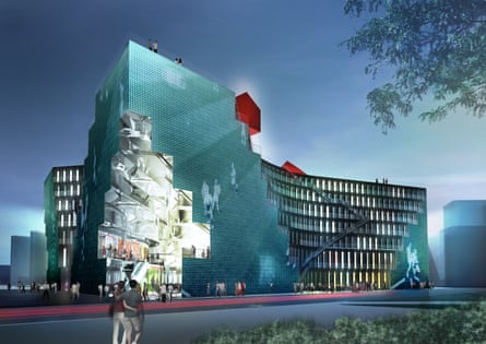 The original vision for the Toptani shopping centre …