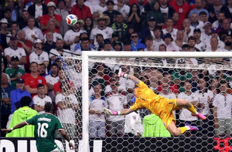 Jordan Pickford keeps out Jimenez’s header
