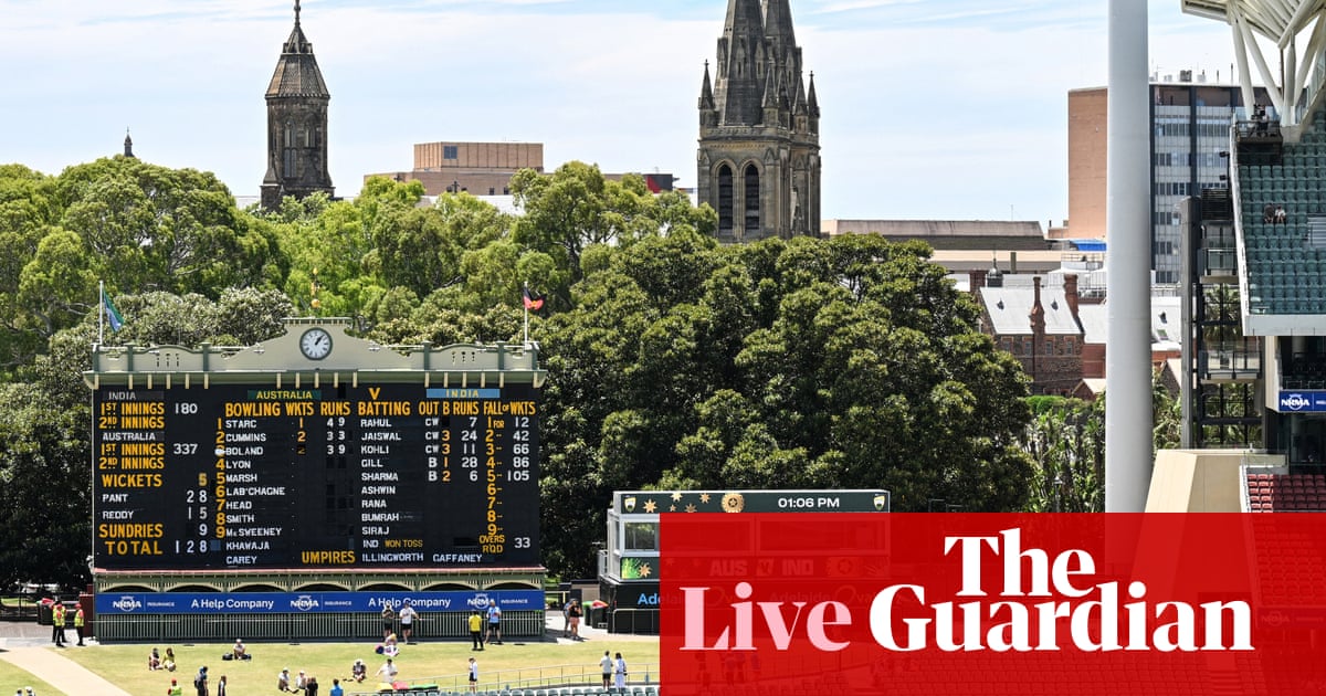 Australia v India: second men's Test, day three - live