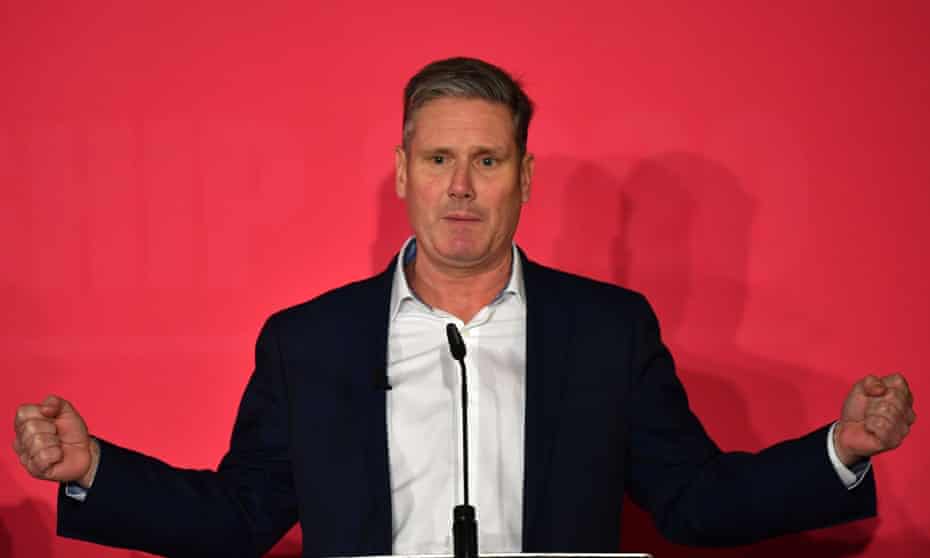 Keir Starmer during the election campaign