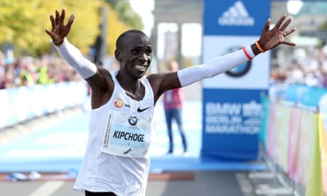 Eliud Kipchoge (KEN) wins the BMW Berlin Marathon 2018, Berlin, Germany - 16 Sep 2018<br>Mandatory Credit: Photo by Gora Andreas/action press/REX/Shutterstock (9884311f)
Eliud Kipchoge
Eliud Kipchoge (KEN) wins the BMW Berlin Marathon 2018, Berlin, Germany - 16 Sep 2018