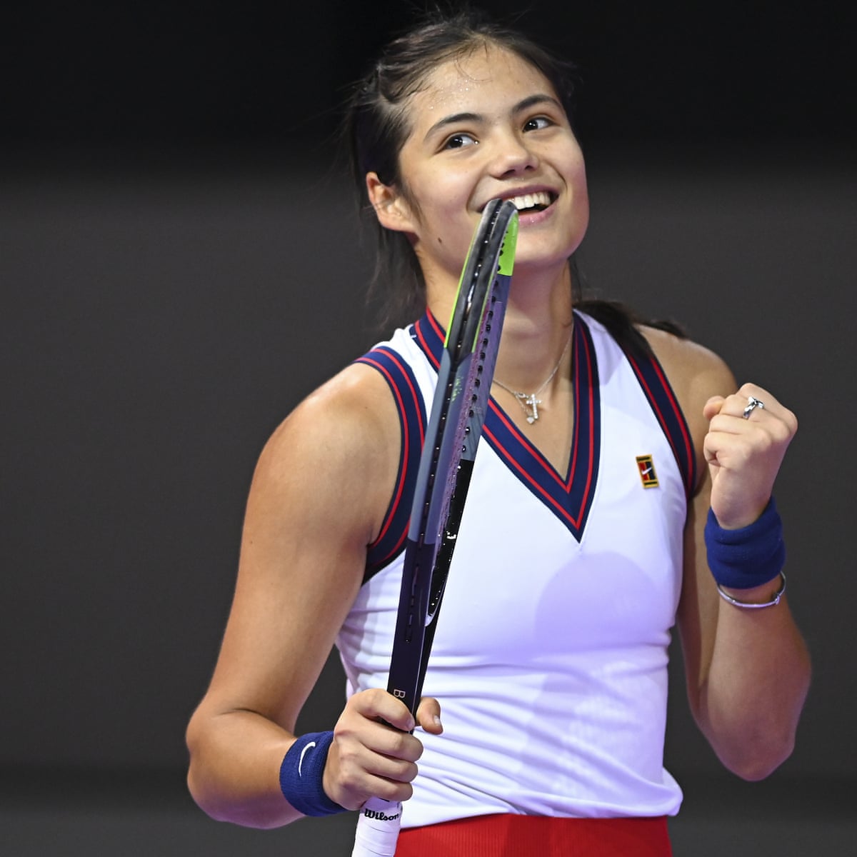 emma raducanu fights back in romania to seal first win since us open tennis the guardian