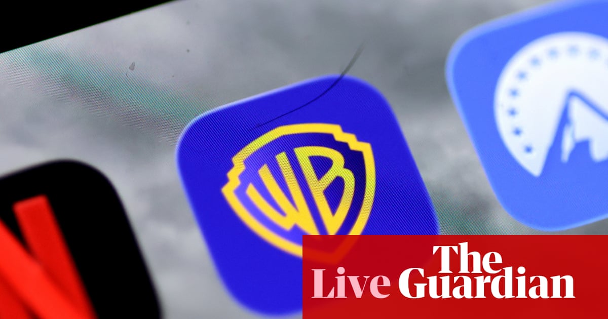 Larry Ellison gives $40bn personal guarantee to Paramount's bid for Warner Bros Discovery business live