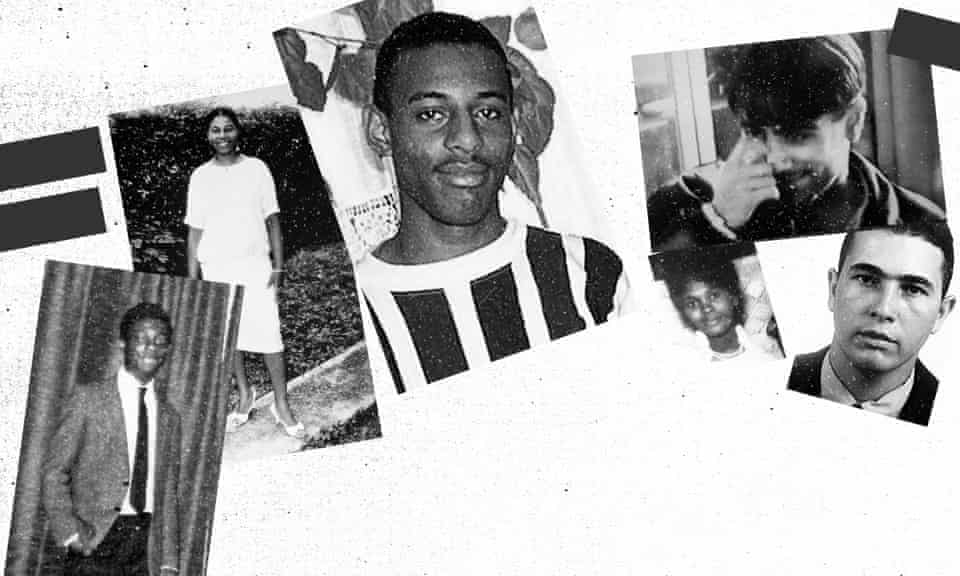 Campaigns spied on include those for (from left) Michael Menson, Joy Gardner, Stephen Lawrence, Cherry Groce, Ricky Reel and Jean Charles de Menezes