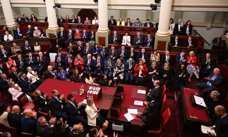 The opening of the 60th parliament of Victoria in December 2022