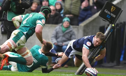 Duhan van der Merwe scores for Scotland
