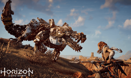 Esse cara? O acertou. Sem problemas… Horizon Zero Dawn