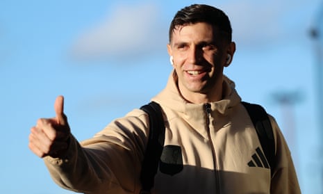 Aston Villa goalkeeper Emi Martinez