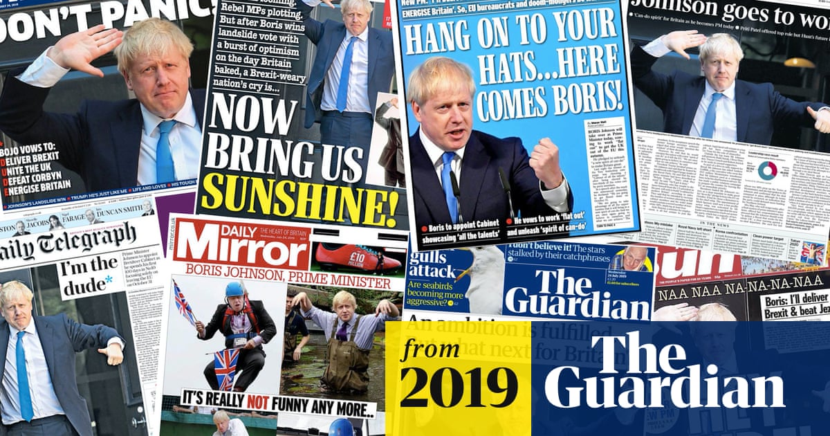 Meet The New Dude At No 10 Papers Greet Boris Johnson S Victory Media The Guardian