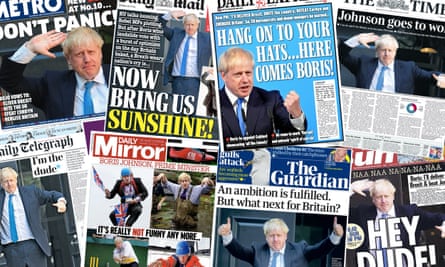 Meet The New Dude At No 10 Papers Greet Boris Johnson S Victory Media The Guardian