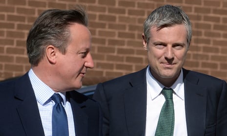 David Cameron (left) and Zac Goldsmith on a campaign visit in London