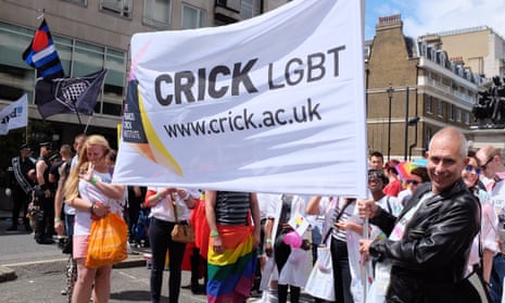 The Crick Institute marches with Pride