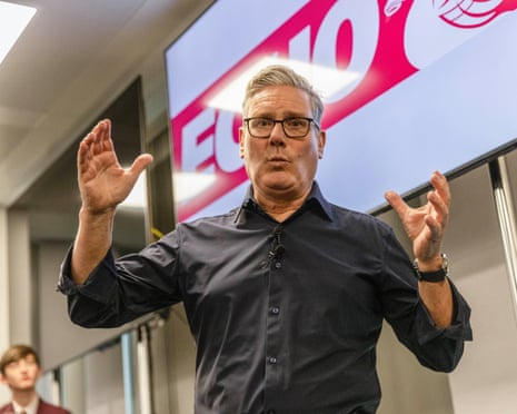 Keir Starmer in Liverpool on Saturday for the Labour party conference.