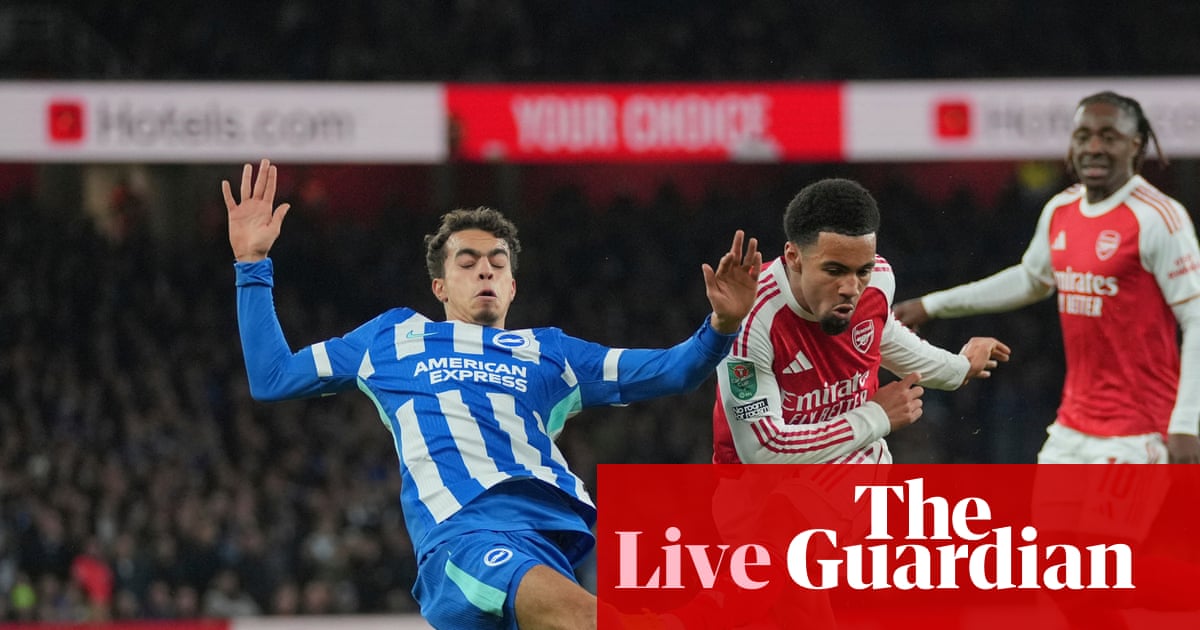 Carabao Cup quarter-final draw: Arsenal v Palace, Man City v Brentford and more – as it happened - The Guardian Carabao Cup quarter-final draw: Arsenal v Palace, Man City v Brentford and more – as it happened - The Guardian
