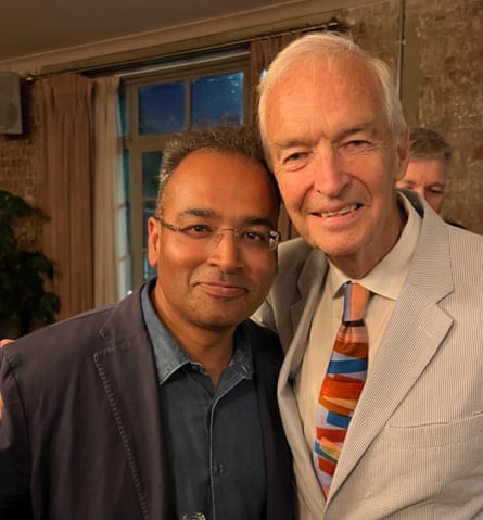 Krishnan Guru-Murth with his colleague Jon Snow.