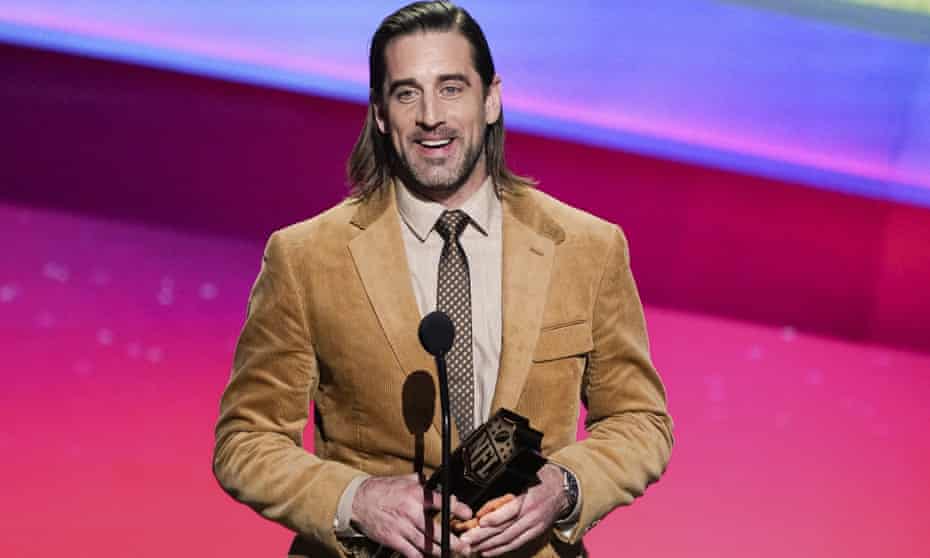 Aaron Rodgers accepts his fourth MVP Award