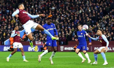 Nicolas Jackson’s header doubles Chelsea’s lead.