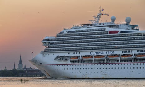The Carnival cruise ship Valor. Carnival officials said the man was reported missing on Thanksgiving Day after he walked away from his sister at a bar the night before.