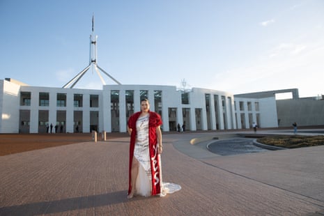 Labor senator Jana Stewart arrives for the Midwinter Ball