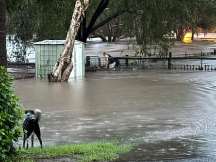 Flooding in the Moreton Bay area.