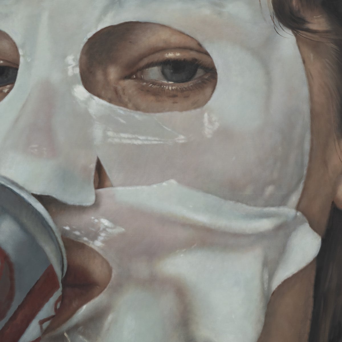 Issy Wood: Self-Portraits review – suffocatingly revealing works from the ultimate zillennial painter