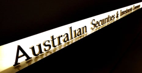 Signage for the Australian Securities and Investments Commission 