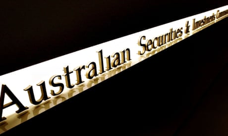 Signage for the Australian Securities and Investments Commission