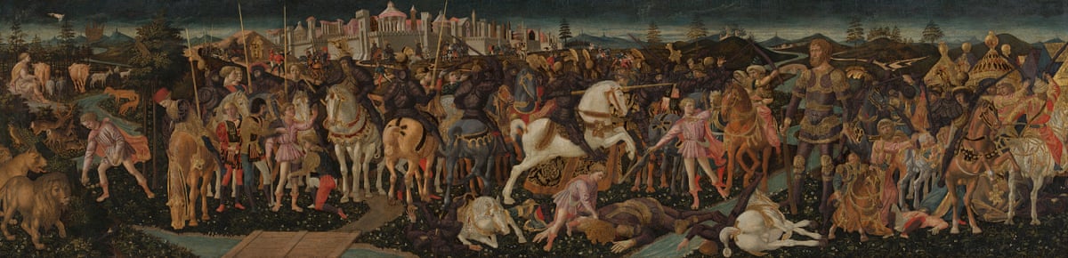 The Story of David and Goliath, c. 1450. Artist: Pesellino, Francesco di Stefano (1422-1457)