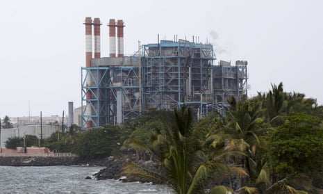 The Central Palo Seco power station of Puerto Rico Electric Power Authority (Prepa) is seen on the outskirts of San Juan, Puerto Rico, on 30 June 2015.