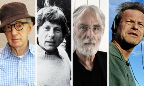 Directors under fire: Woody Allen, Roman Polanski, Michael Haneke and Terry Gilliam.