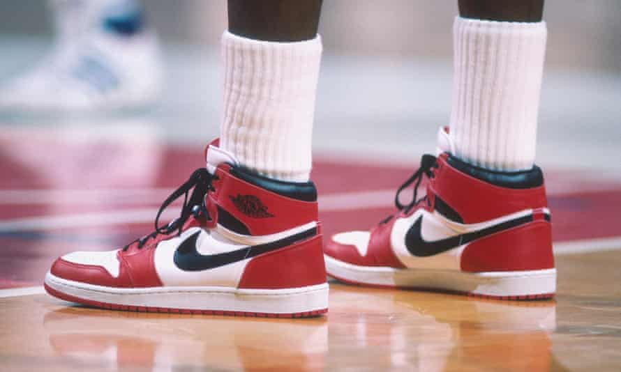 Michael Jordan S First Ever Air Jordan Sneakers Sell For 560 000 At Auction Michael Jordan The Guardian Michael Jordan S First Ever Air Jordan Sneakers Sell For 560 000 At Auction Michael Jordan The Guardian